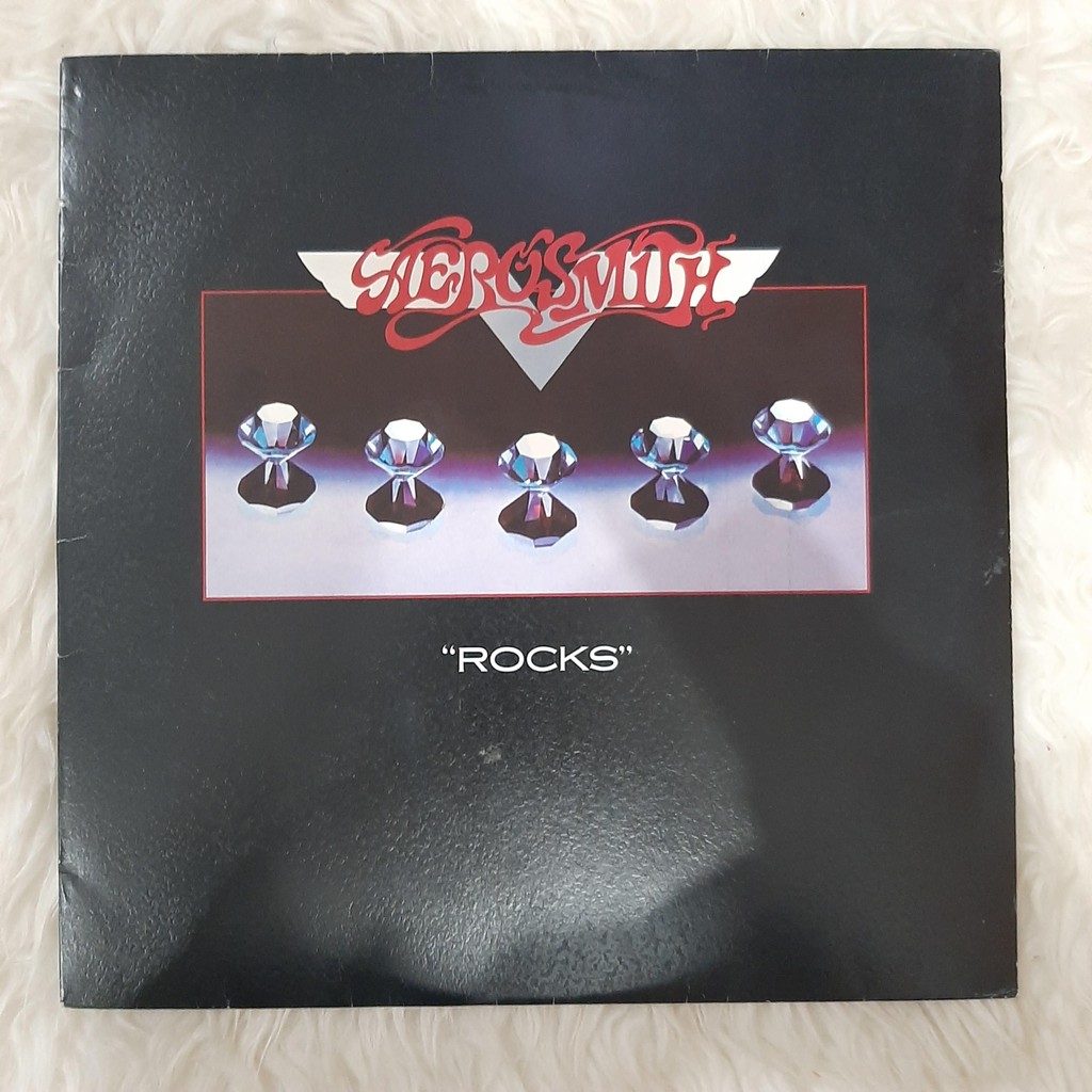 Vinyl Rock Aerosmith - – "Rocks" In Japan Print