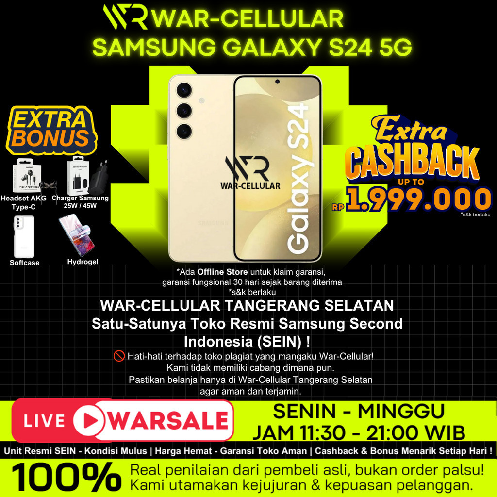 SAMSUNG GALAXY S24 5G | S23 5G | S22 5G 512GB 256GB 128GB SECOND RESMI