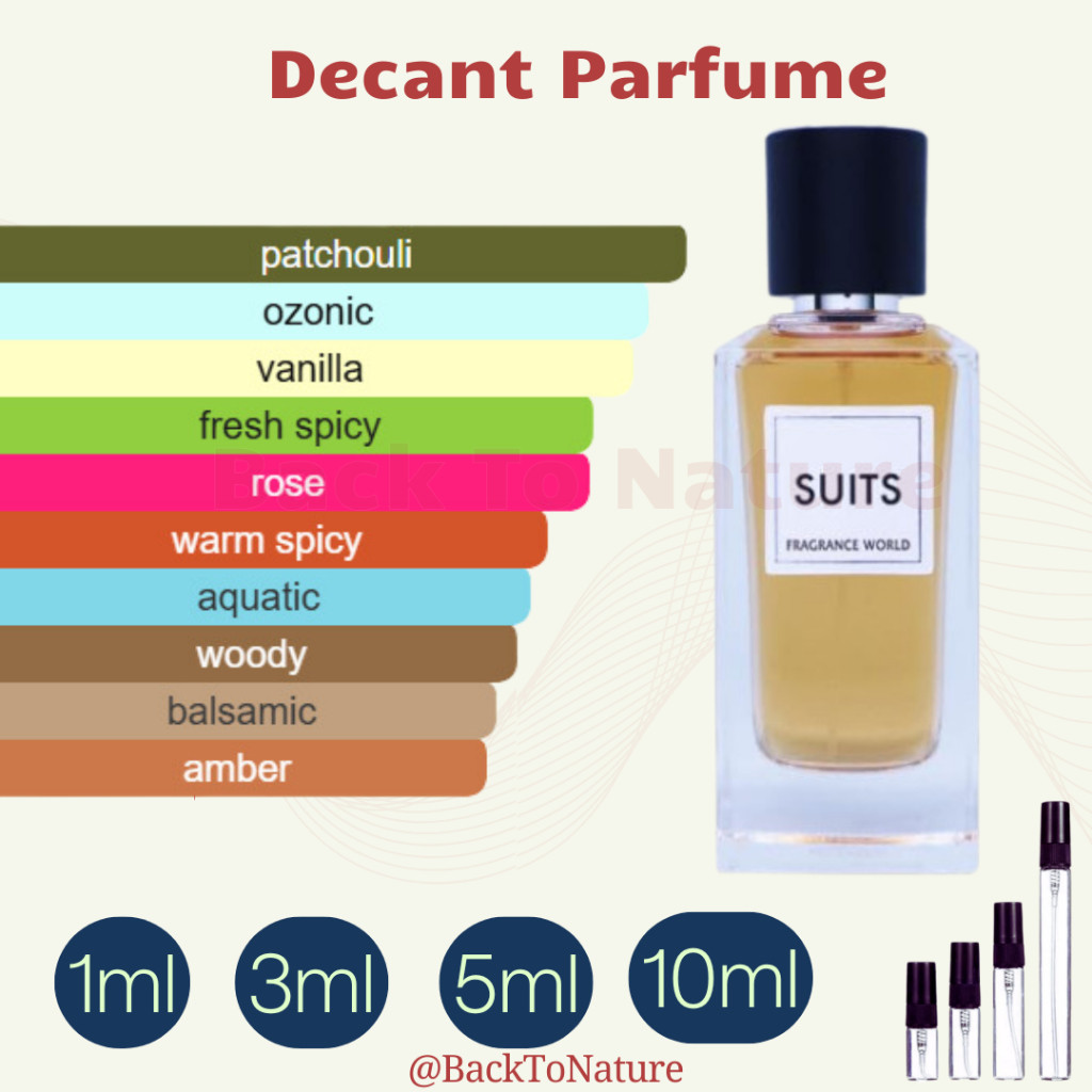 Decant - Fragrance World Suits