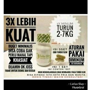 OBT DIET BODHA /TURBO SLIM(OBT PELANSING AMPUH) isi 5 SET. ready TOKO.MALIKA