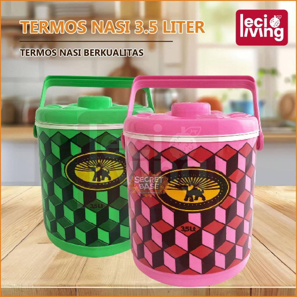 TERMOS NASI 3,5 LITER - Termos Es Batu Tahan Lama / Rice Bucket / Tempat Nasi 3,5L