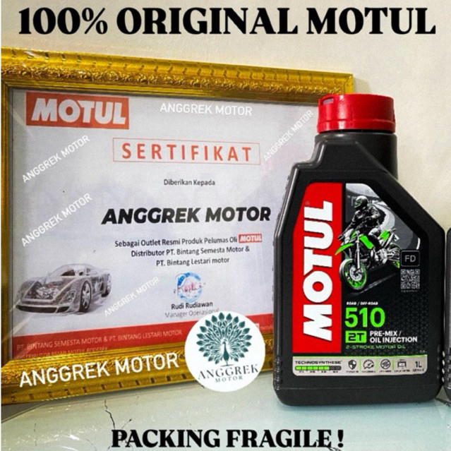 OTOMAX OLI SAMPING MOTUL 510 2T 1LT MOTUL 2T 510 1L MOTUL 510 2T ORIGINAL