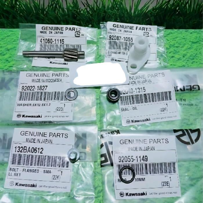 Kawasaki As Gear Gigi RPM Set Ninja RR New Old Original 92087-1055 92022-1827 92055-1149 132BA0612 4