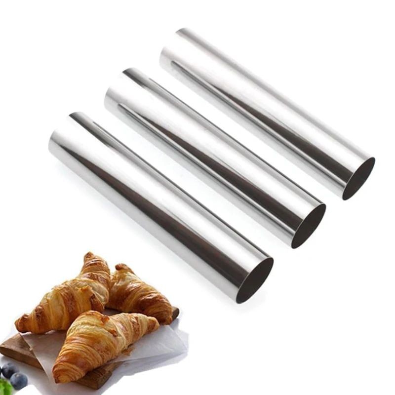 Cetakan Kue Cannoli Croasian Semprong /Cetakan Kue Gulungan Spiral / Cetakan Pastry Stainless Steel