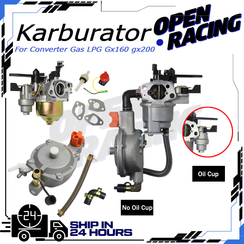 Carbulator Converter Gas LPG Gx160 gx200 GX420 GX460  (BISA COD)