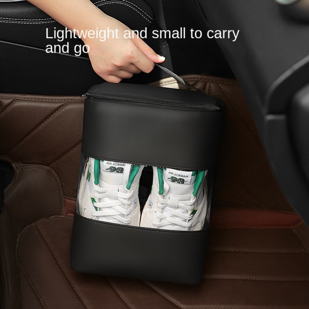 Convenient Portable Car Shoe Box Waterproof Large Capacity Shoe Storage Bag Shoe Rack Space Saving C
