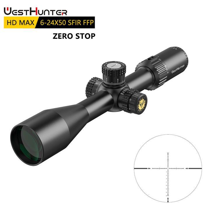 Telescope Westhunter HD MAX 6-24x50 SFIRFFP shockproof dan waterproof