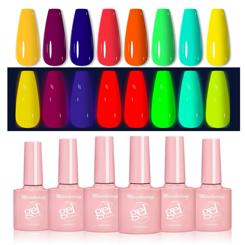 Nailtitude Mischeering UV Nail Gel Polish neon colors series 7.5ml kutek uv gel nail art warna neon 