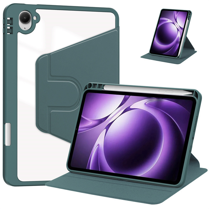 For Redmi K Pad 8.8 inch 2025 Case with Pencil Holder 360 Rotating Acrylic Stand Cover For Coque  Re