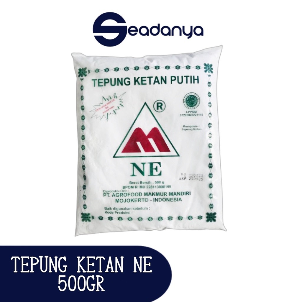 TEPUNG KETAN PUTIH NE 500GR - tepung ketan kemasan 500gr