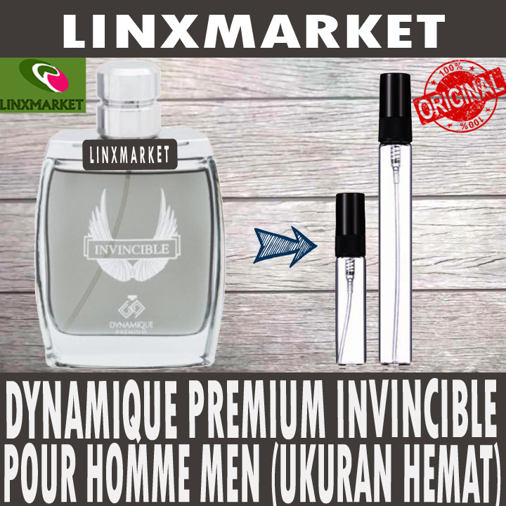 DYNAMIQUE PREMIUM INVINCIBLE POUR HOMME FOR MEN EDP EAU DE PARFUM UKURAN HEMAT