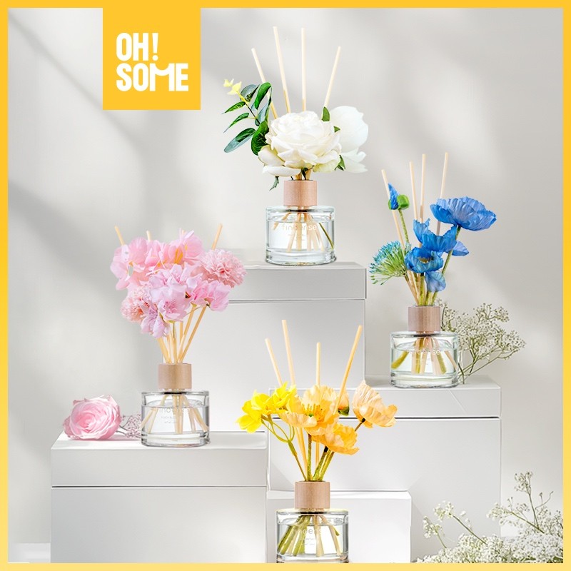 OHSOME - Findense Reed Diffuser Floral Scent Pewangi Ruangan Serbaguna Wangi Bunga