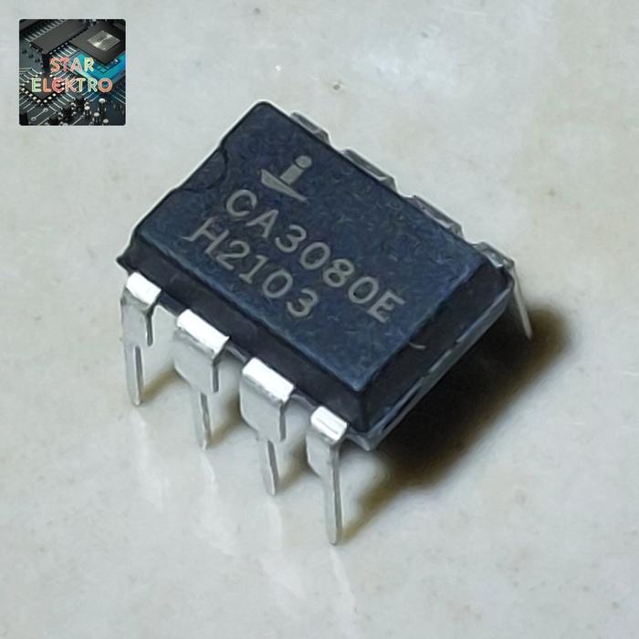CA3080E Dip-8 CA3080EZ CA3080 CA 3080 IC Transconduct Opamp Intersil TERBAIK...