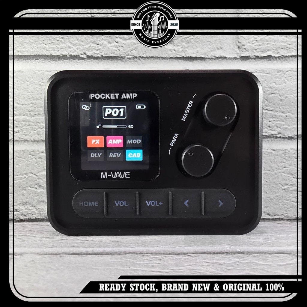 Efek Gitar Elektrik M-VAVE POCKET AMP Gitar Akustik Bass Elektrik Pocket Master AMP Modeler Multi