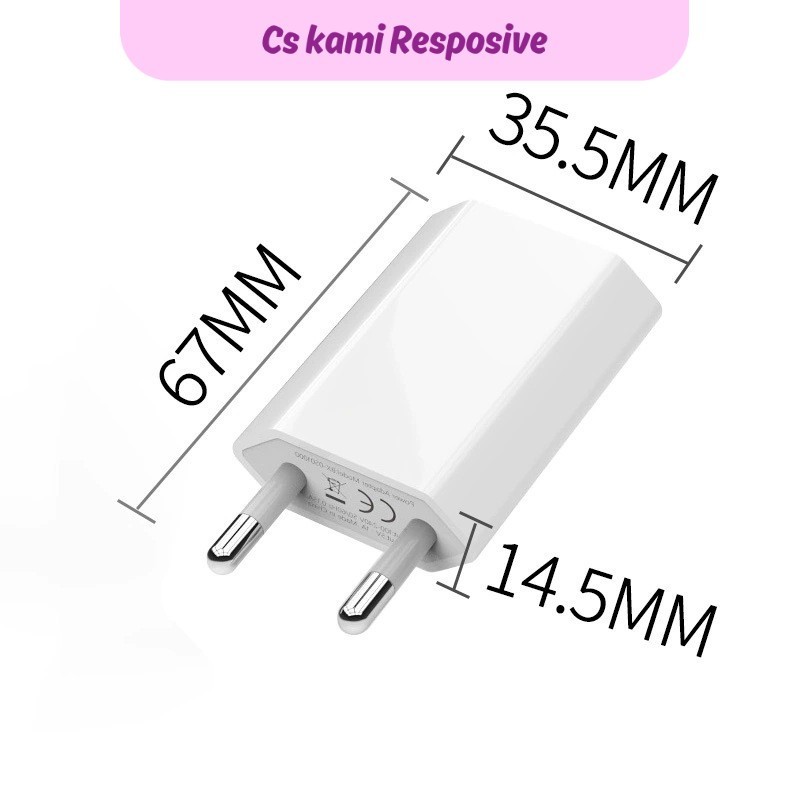 MM 20pcs White 5V 1A 5W Eu Wall Charger Portable Power Adapters AC Home Travel Usb Charger For Iphon