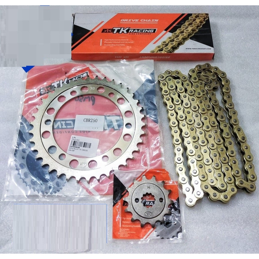 Gear set TK cbr250rr Gir TK Cbr 250rr Set + Rantai TK