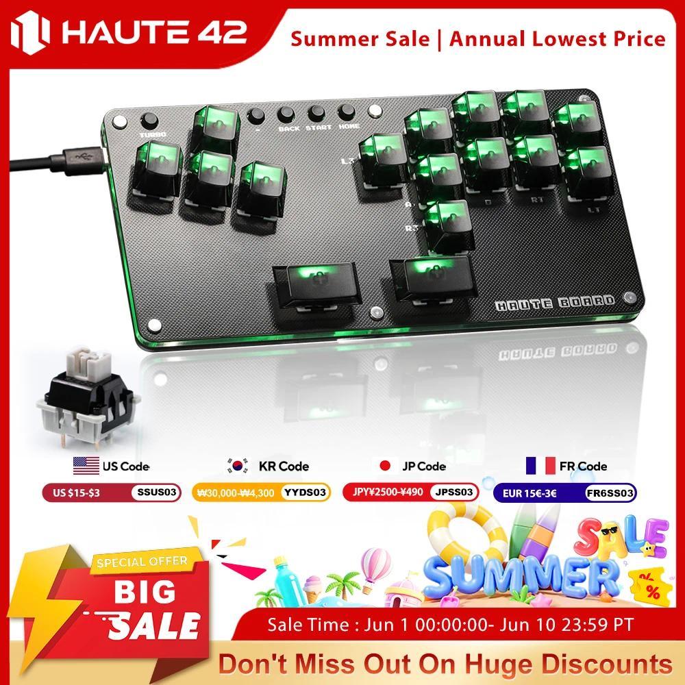 Haute42 Fightstick Hitbox Leverless Controller Mini Stickless Arcade Stick For PC /Ps3/ Ps4 /Switch 