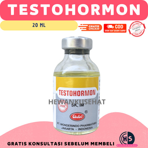 TESTOHORMON 20 ml -  Wonder Mengatasi Gangguan Reproduksi Hewan