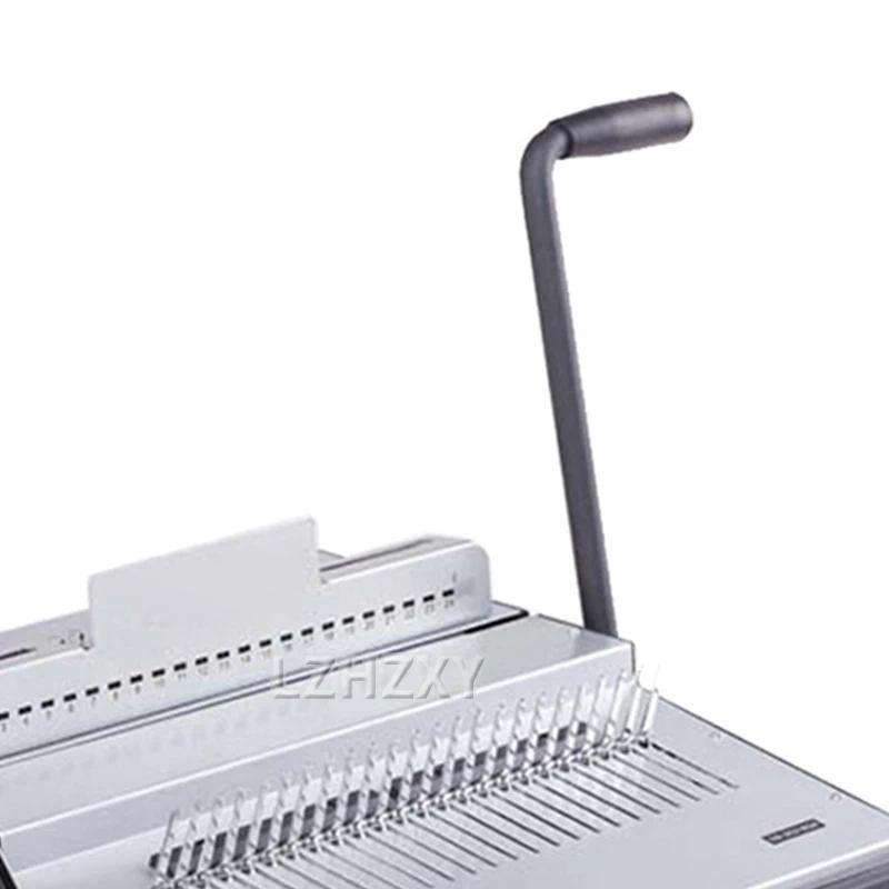 Comb Binding Machine Manual Rubber Ring Clip 24 Hole Binding Machine A4 Paper Document Punching Mach