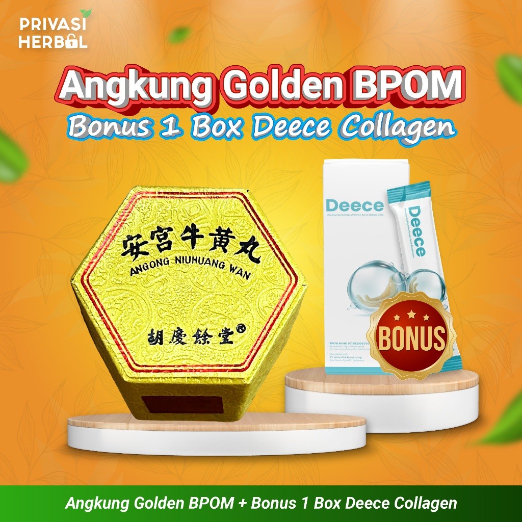 Angkung Golden Bpom Original Obat Stroke Herbal Chinese