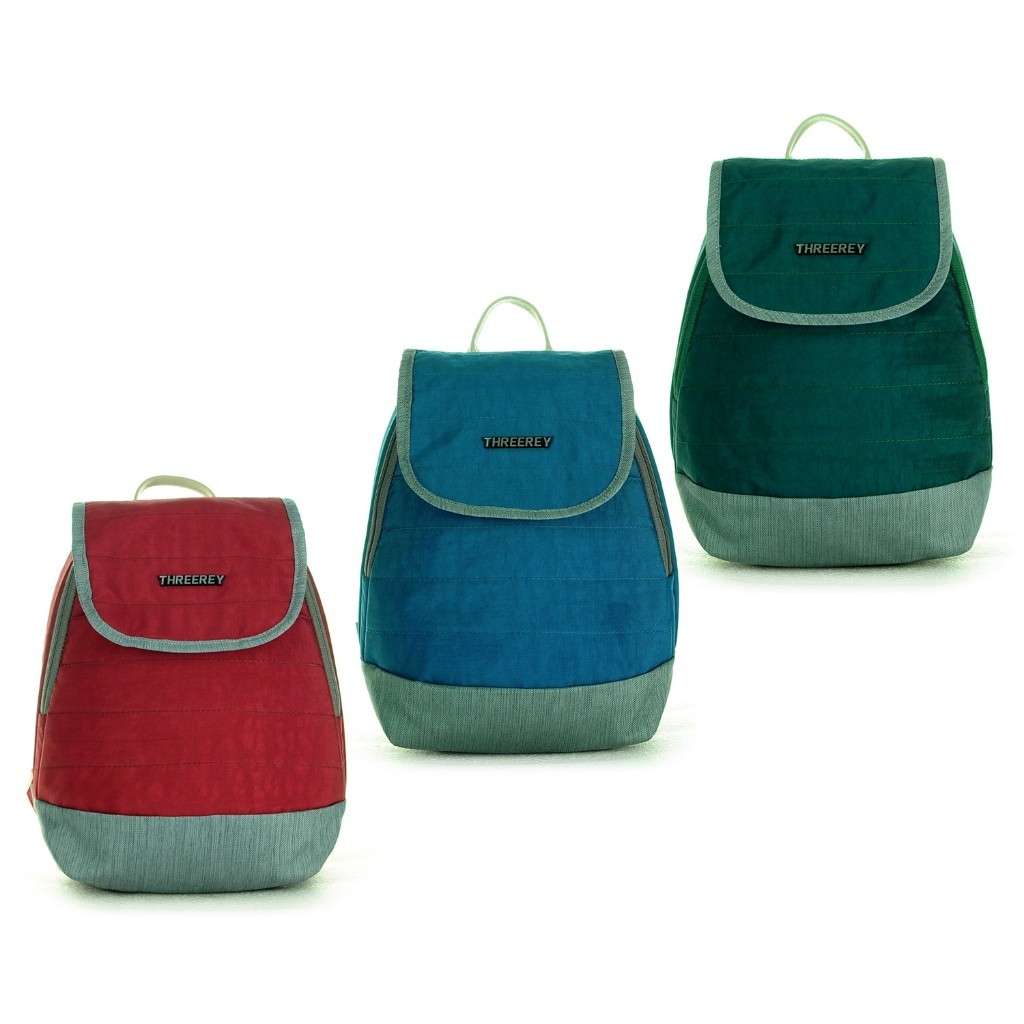 MELVI STORE Threerey small Backpack - Tas Ransel Mini Tas Punggung SHAVING TA90123