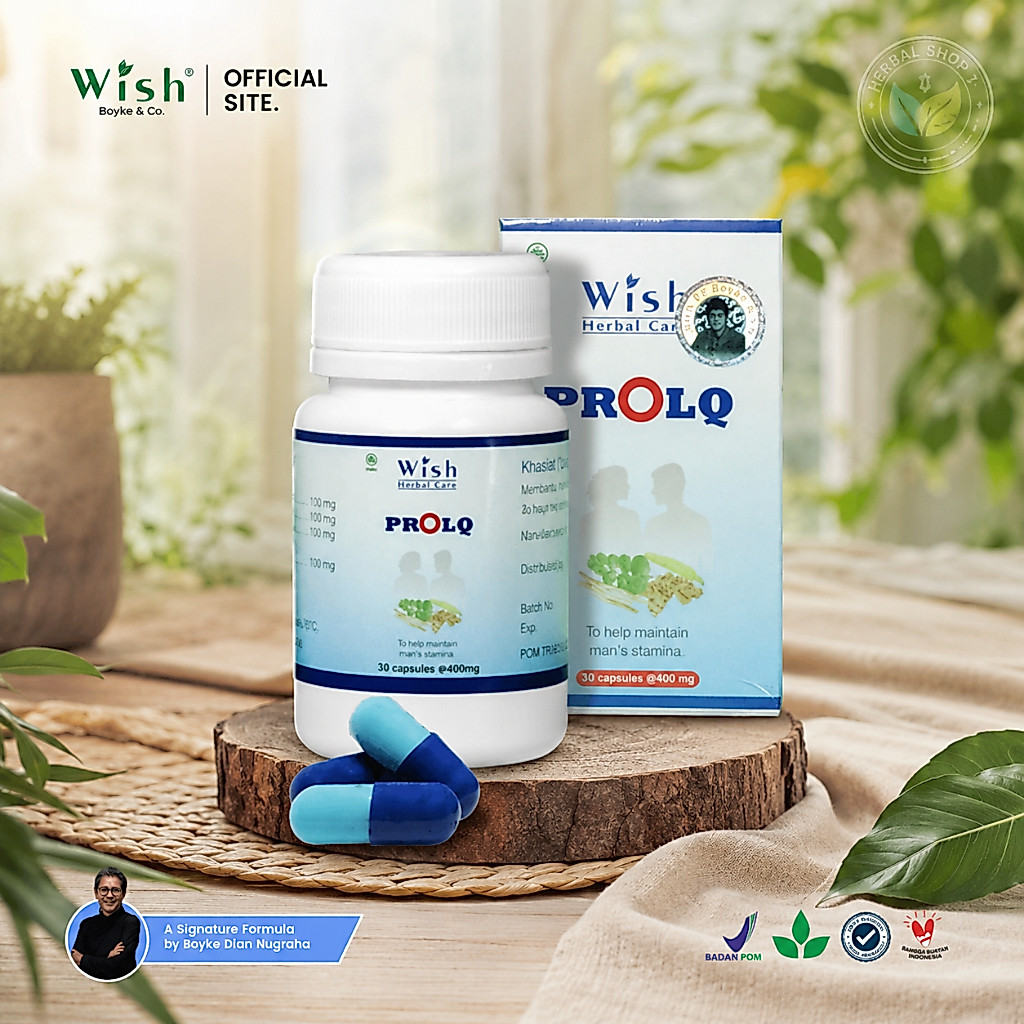 PROLQ Original WISH dr Boyke Herbal 30 Kapsul BPOM