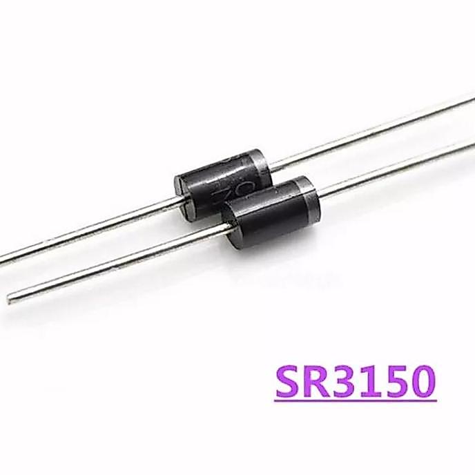 DIODA SCHOTTKY DIODE SR3150 SB3150 3A 150V D0-201 PENGGANTI SR360 SB360 HER305 SR320 SB320 RKRW