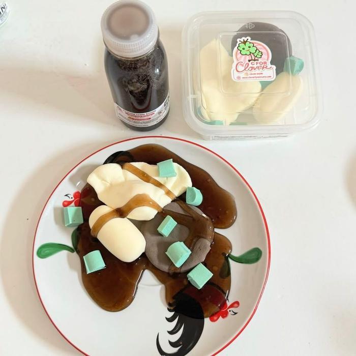 CFORCLOVER SLIME PEMPEK PALEMBANG mainan anak sni food series cfc - CFC-Pempek