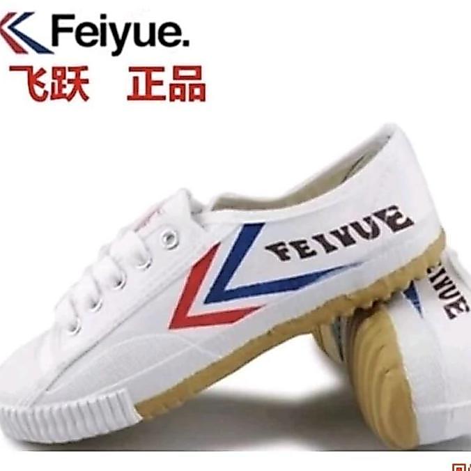 Feiyue Sepatu Wushu Kungfu Wingchun Taekwondo Karate Ringan Kuat Bahan Berkualitas Warna Putih Hitam