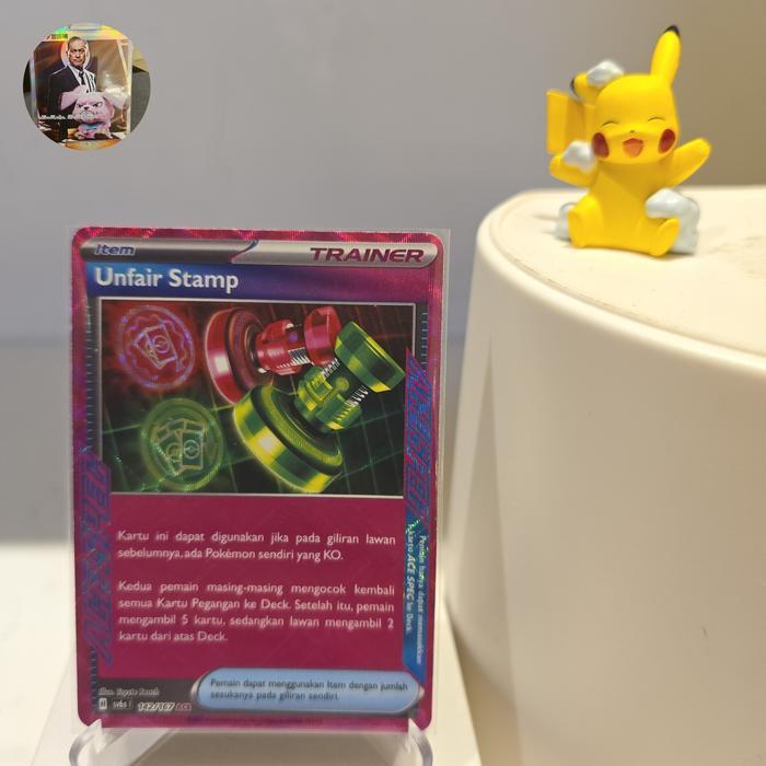Unfair Stamp ace spec sv6s kartu pokemon indo
