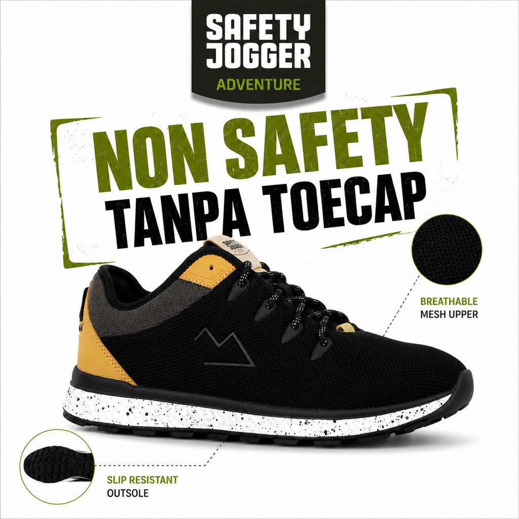 Sepatu Sneakers Safety Jogger Adventure Bogota Trendy Oudoor Hiking Shoes