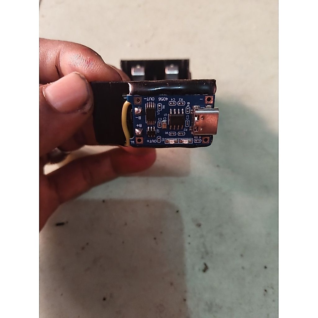 Carger batre 18650 rakitan, sudah di dukung fast charger