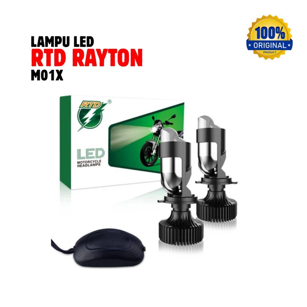 LAMPU LED RTD RAYTON M01X-H4 NEW MODEL ORIGINAL