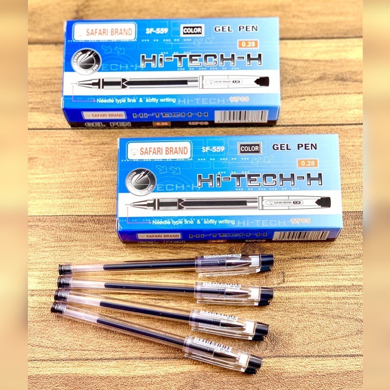 (1BIJI) Pulpen/Gel Pen Hi-Tech-H Hi-Tech Hitech Hi-Tec Hitec Safari eds-on HI-TECH-H