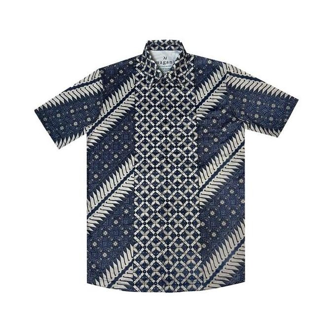 Btk - Kemeja Batik Lengan Pendek - Magani Nosweat - Parang Cakra