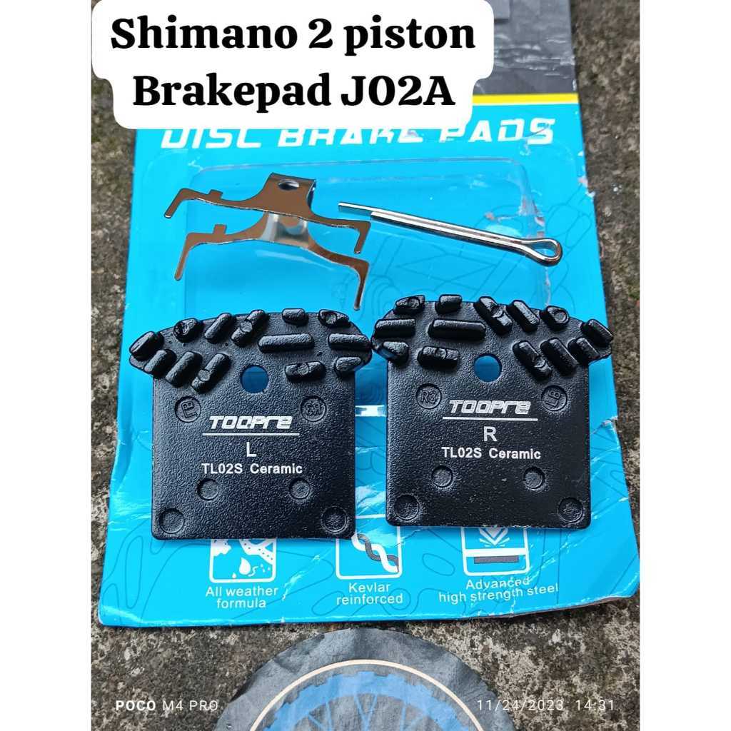 Foto Toopre Brakepad Kampas Pengganti Shimano G03S J02A Icetech double piston rem brake