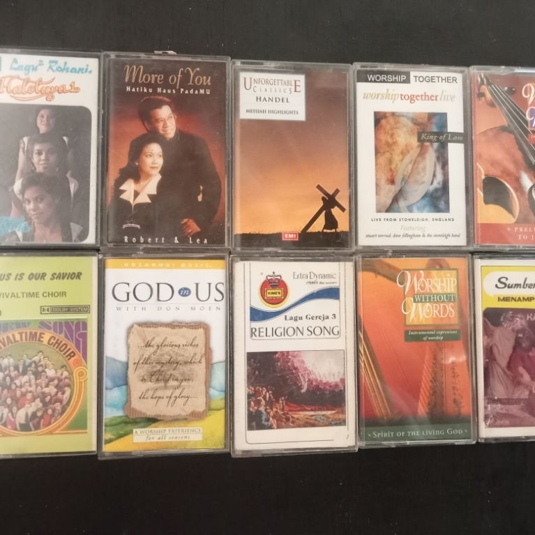 (bisa cod) kaset tape pita lagu rohani Kristen