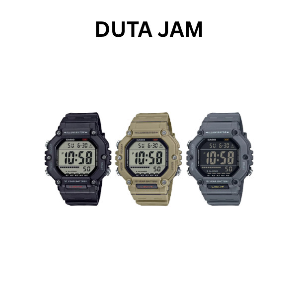 JAM TANGAN PRIA CASIO DIGITAL AE1600H AE-1600H 1AV 5AV 8BV RESIN STRAP ORIGINAL