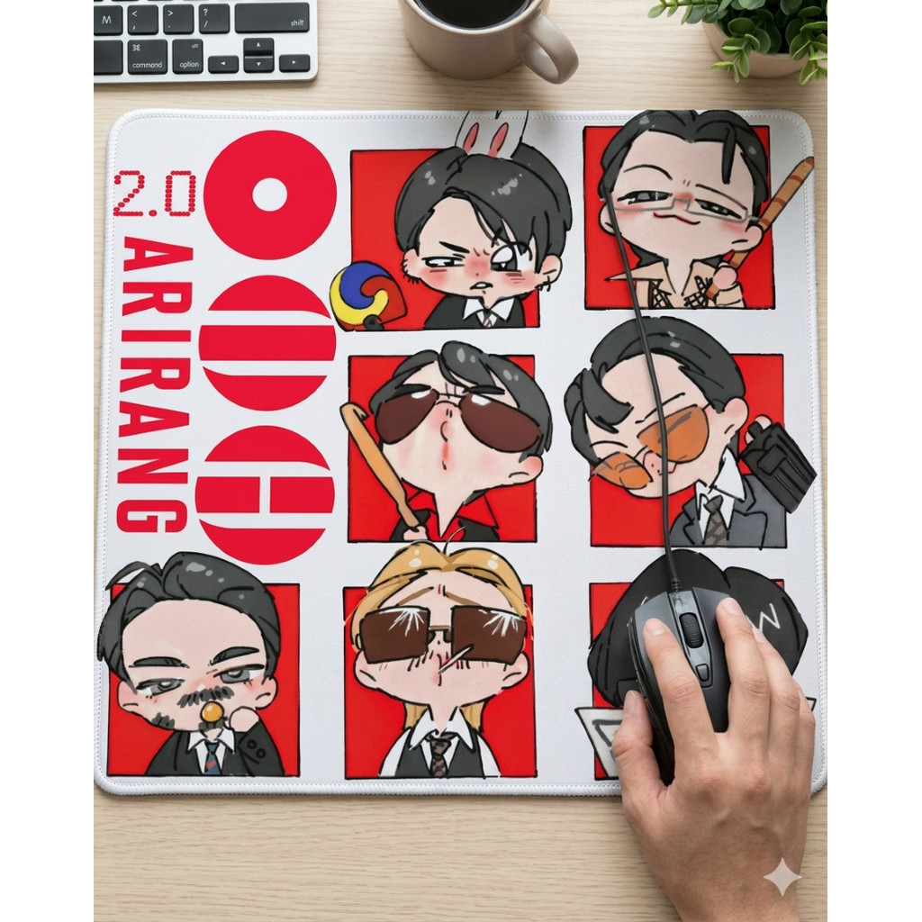 PMK - MOUSEPAD OPPA KPOP ARMY MERCH SPECIAL EDITION