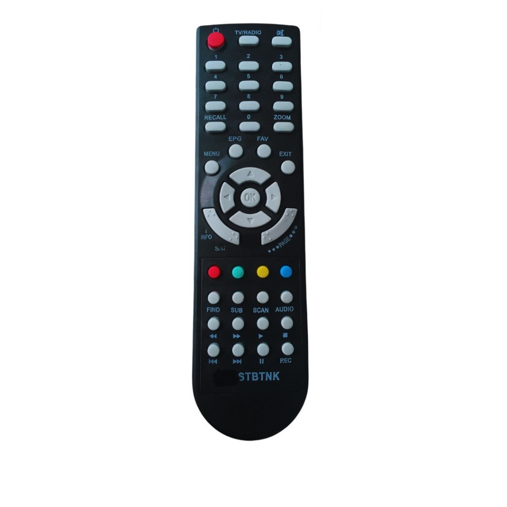 Remote TV ERAGON Kompatibel Set Top Box DVB-T2 Tanaka TNK Nusantara HD Receiver TN 01 4K Pengganti