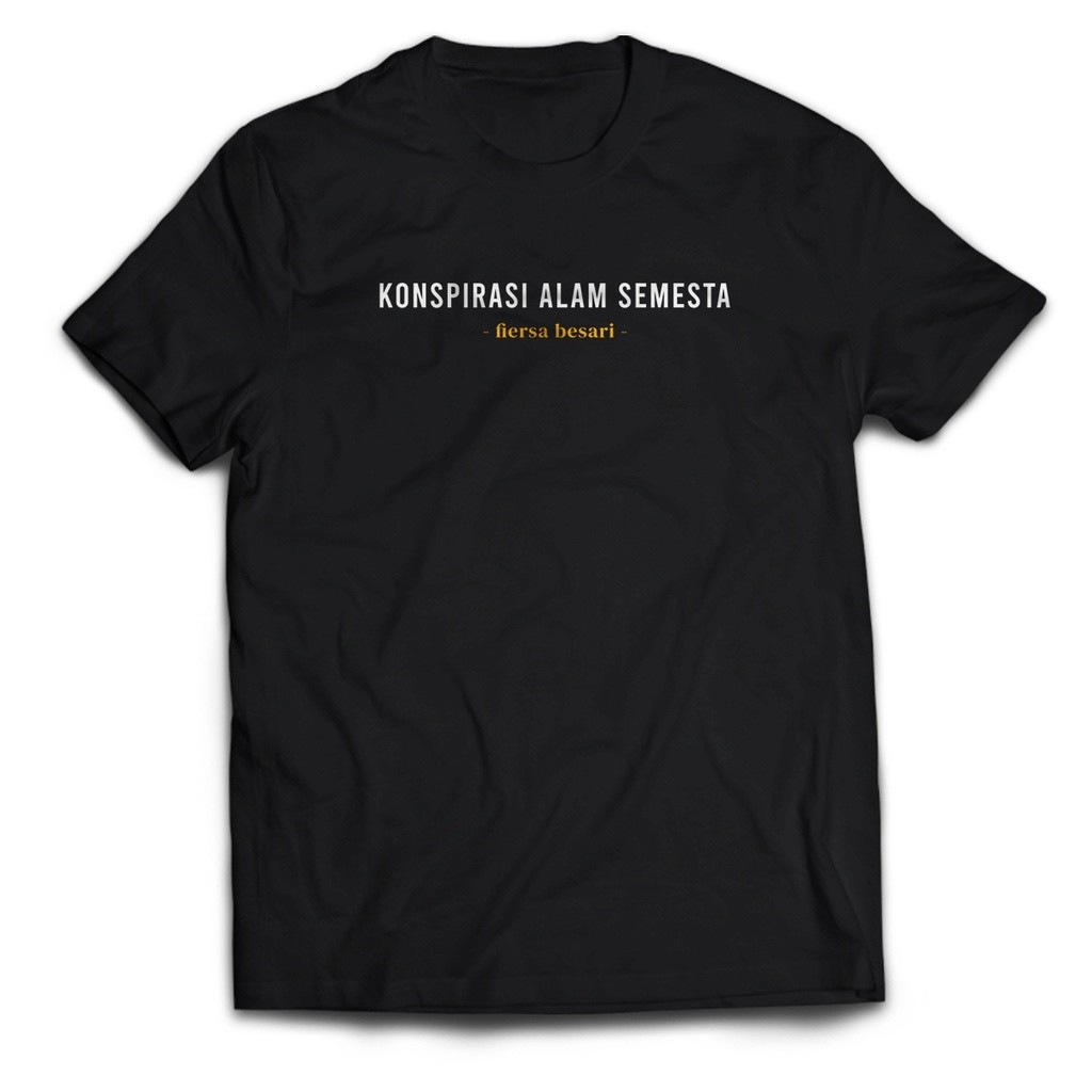 Baju Kaos Pria Fiersa Besari KONSPIRASI ALAM SEMESTA