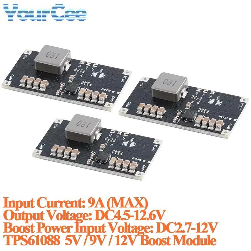 5pcs/1pc TPS61088 DC High Power Lithium Battery Step Up Boost Board Power Supply Module 5V 9V 12V 10