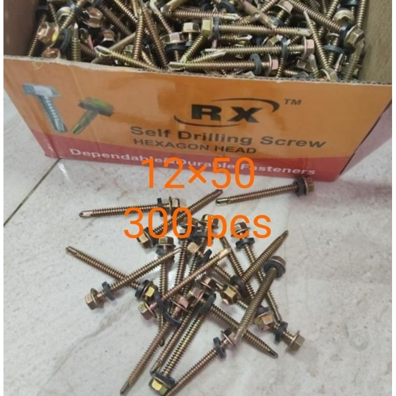 DaniCV baut roofing baja ringan 12×50 300 pcs 1 box baut roofing baja ringan 12×50 per box