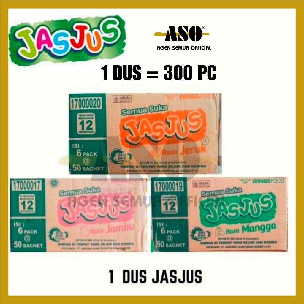 Minuman Instan Sachet Jasjus jeruk 8 gram 1 Dus [Isi 30 Renteng] / Jas Jus Orange 8 gr 1 Karton / Ra