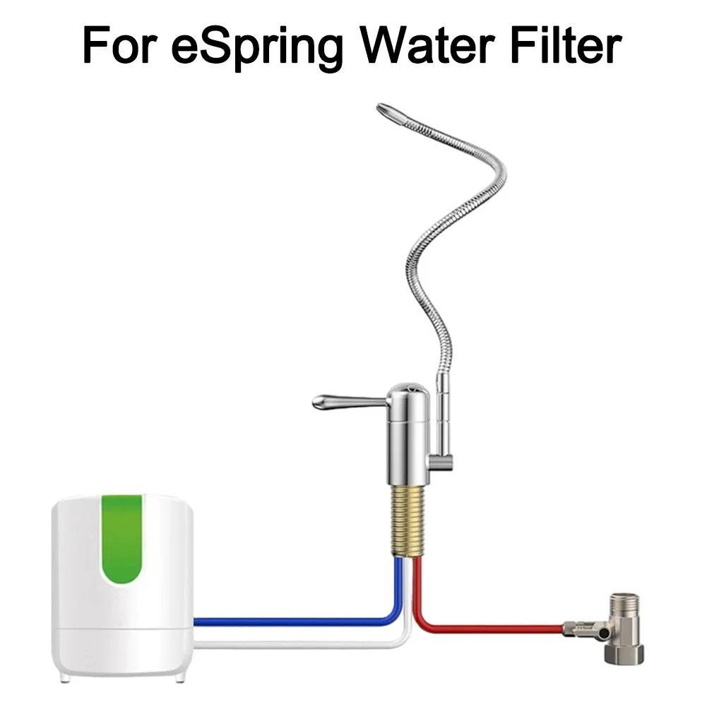 1Set 360° Rotatable Tap With Quick Couplings Sealing Tape Water stributor For ESpring Water Filter P