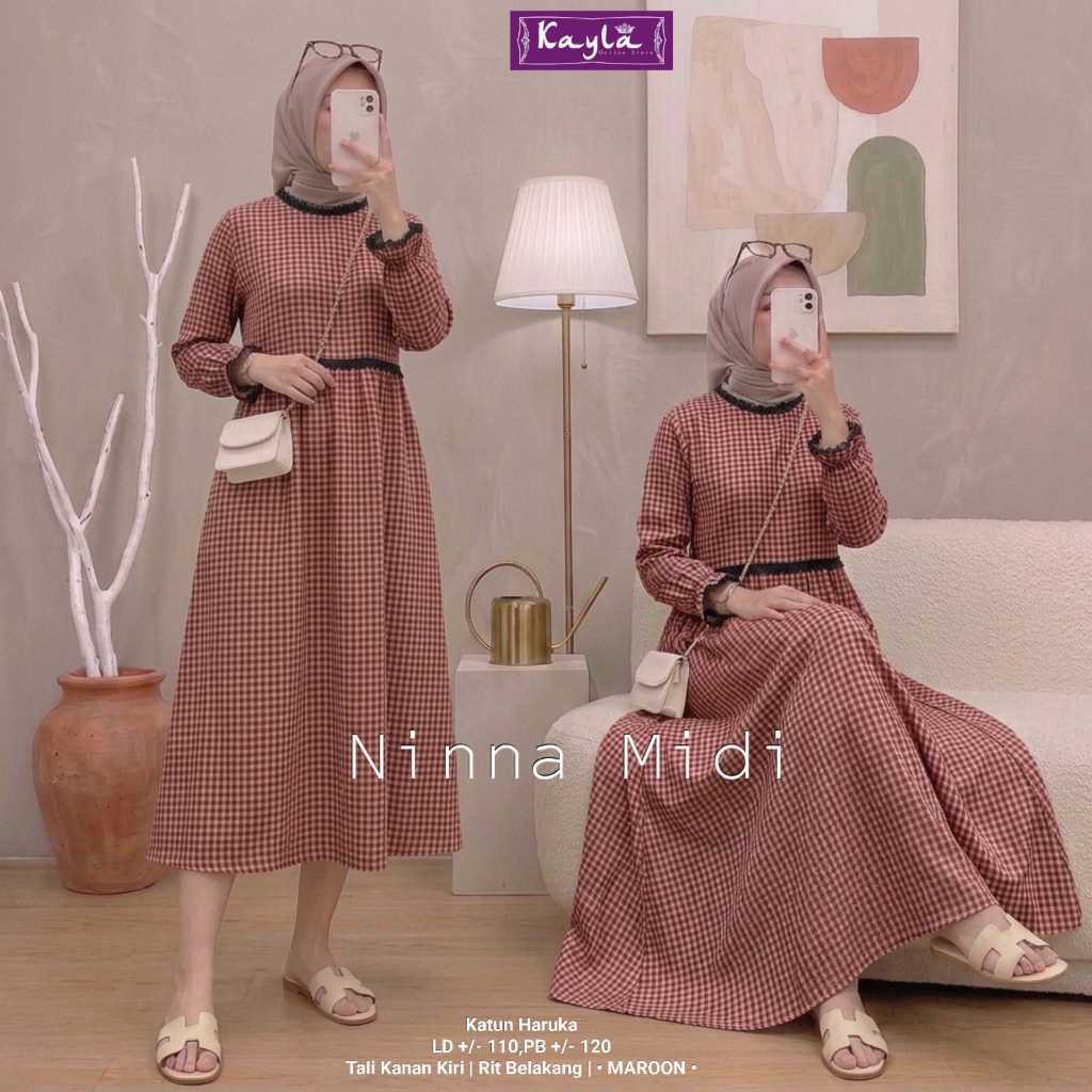 3108     NINNA MIDI DRESS by kAYLA   DAILY WEAR  // NOVIISTUFF