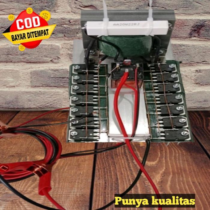 Strum ikan Inverter PAC 14 Transistor MESIN/SIAP PAKAI (spek semua jenis ikan) - 14TR Mesin