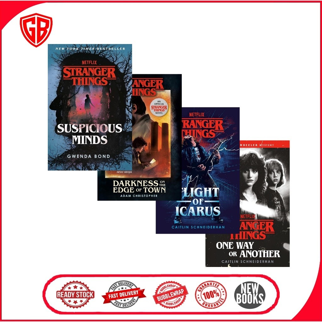 Stranger Things (Official Novels) (4 book series) by Gwenda Bond
