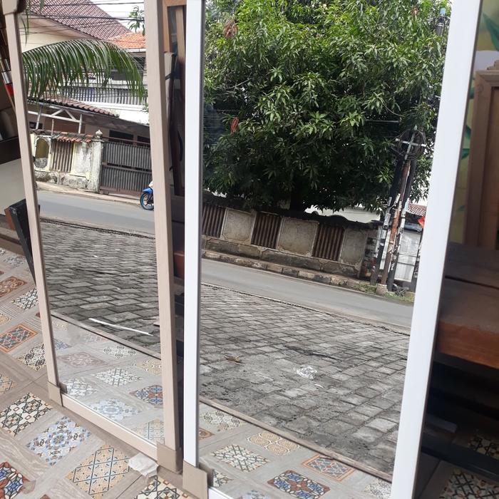 b s CERMIN GANTUNG/CERMIN BADAN 40X90 - Putih, 40x60