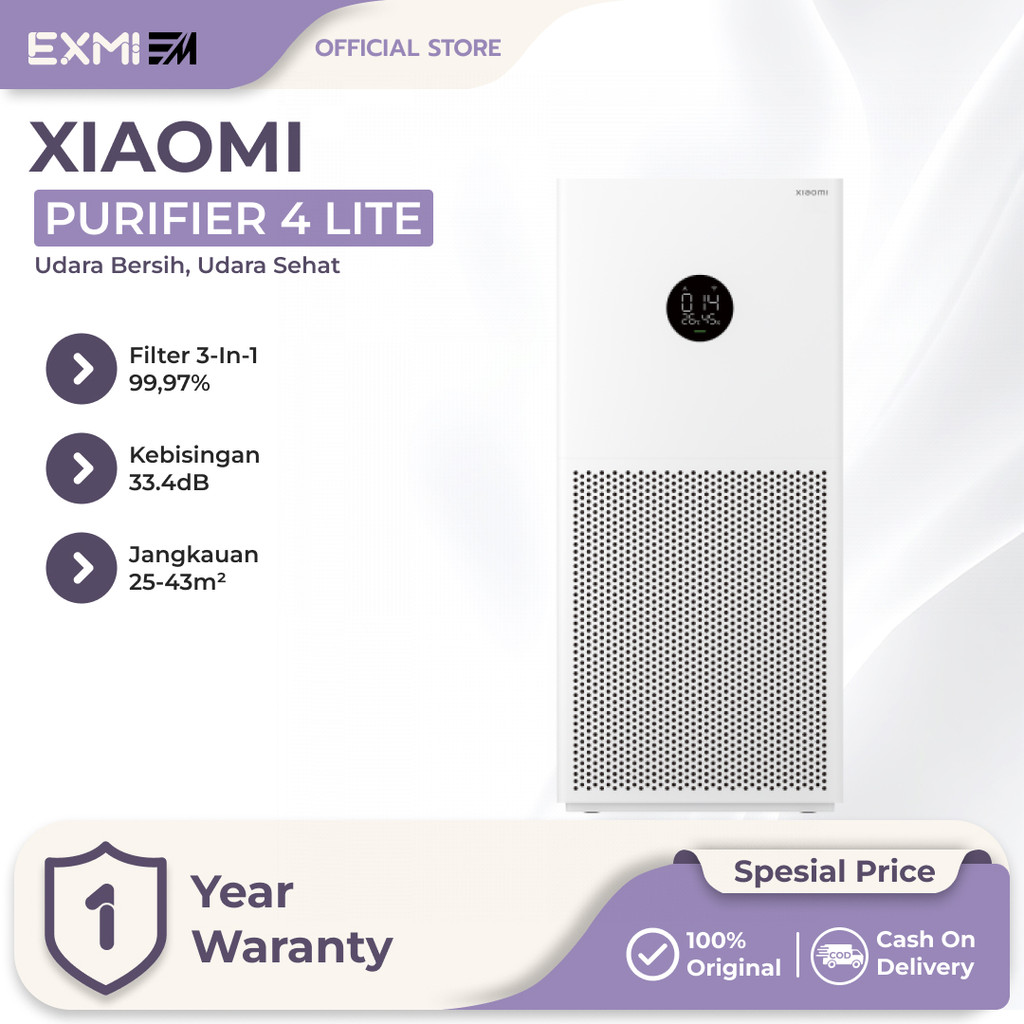 Xiaomi Smart Air Purifier 4 Lite | Xiaomi Smart Air Purifier 4 Compact